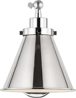 Wellfleet One Light Wall Sconce in Polished Nickel | Polished Nickel (454|CW1121PN)