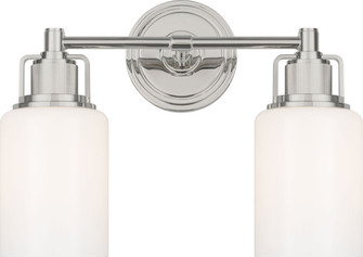 Ashford Two Light Bath in Polished Nickel/Polished Nickel (454|CV1112PN)