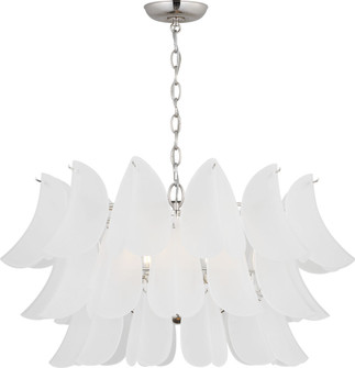 Chloe Five Light Chandelier in Polished Nickel | Polished Nickel (454|CC1825PN)