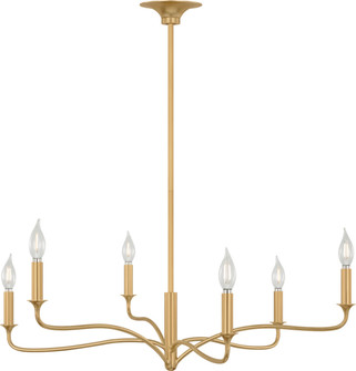 Chatsworth Six Light Chandelier in Gild | Gild (454|AC1226GD)