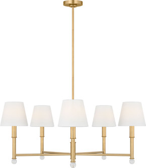 Greard Five Light Chandelier in Gild | Gild (454|AC1195GD)