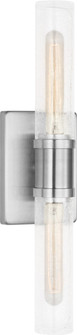 Keaton Two Light Vanity in Brushed Nickel | Brushed Nickel (454|4565002CC962)