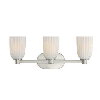 Baldwin Three Light Bathroom Vanity in Satin Nickel (51|812453SN)