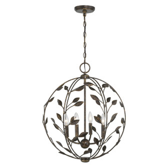 Laska Four Light Pendant in Enchanted Bronze (51|767044334)