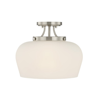Octave Three Light Semi-Flush Mount in Satin Nickel (51|660353SN)
