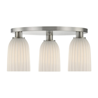Baldwin Three Light Flush Mount in Satin Nickel (51|612473SN)