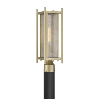 Jacobs One Light Outdoor Post Lantern in Serene Brass (51|53807344)