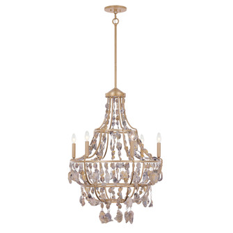Leanne Six Light Chandelier in Chandon (51|184036342)