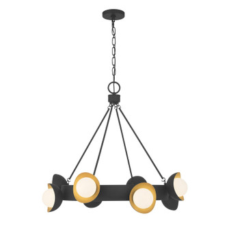 Pierson LED Chandelier in Black Cashmere and True Gold (51|124118343)