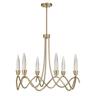 Sofia LED Chandelier in Noble Brass (51|117986127)