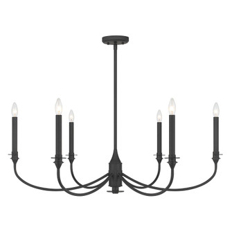 Coventry Six Light Chandelier in Matte Black (51|11500689)