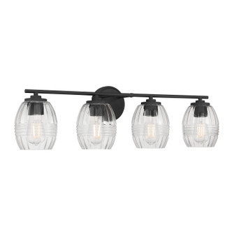 Miravelle Four Light Vanity in Matte Black (59|9994MB)