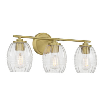Miravelle Three Light Vanity in Vintage Brass (59|9993VB)