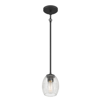 Miravelle One Light Mini Pendant in Matte Black (59|9981MB)