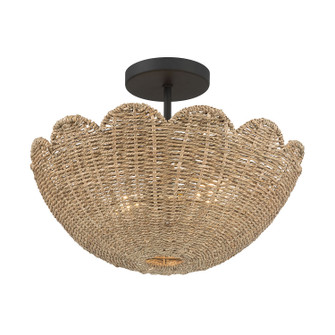 Malura Two Light Semi-Flush Mount in Matte Black (59|99202MB)
