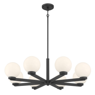 Ardeva Eight Light Chandelier in Matte Black (59|97108MB)