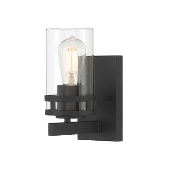 Lunden One Light Wall Sconce in Matte Black (59|91021MB)