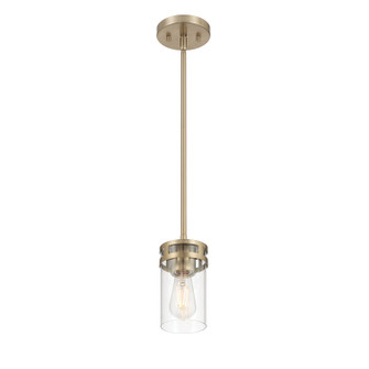 Lunden One Light Mini Pendant in Modern Gold (59|91011MG)