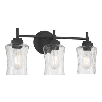 Clarvyn Three Light Vanity in Matte Black (59|909103MB)