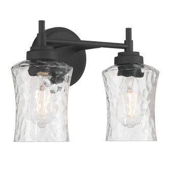 Clarvyn Two Light Vanity in Matte Black (59|909102MB)