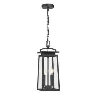Kendrix Two Light Hanging Lantern in Powder Coated Black (59|66102PBK)