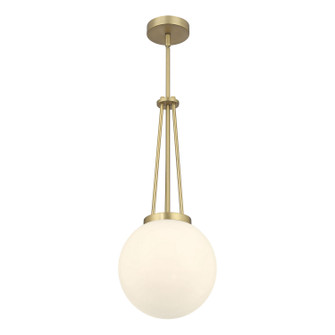 Vellin One Light Pendant in Vintage Brass (59|65101VB)