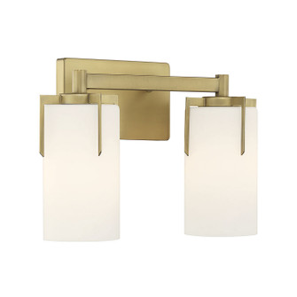 Froselle Two Light Vanity in Vintage Brass (59|65002VB)