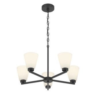 Strayhan Five Light Chandelier in Matte Black (59|64105WGMB)