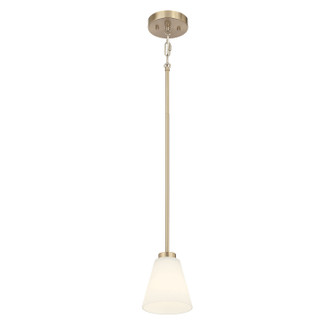 Strayhan One Light Mini Pendant in Modern Gold (59|64101WGMG)