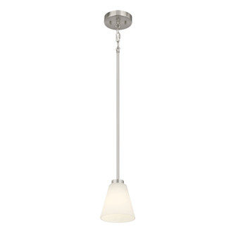 Strayhan One Light Mini Pendant in Brushed Nickel (59|64101WGBN)
