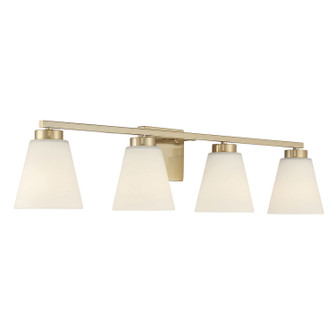 Strayhan Four Light Vanity in Modern Gold (59|64004WGMG)