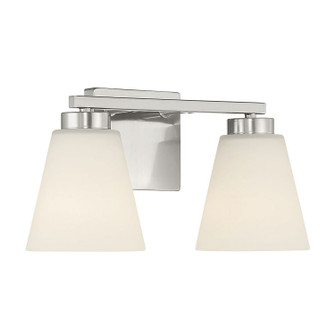 Strayhan Two Light Vanity in Brushed Nickel (59|64002WGBN)