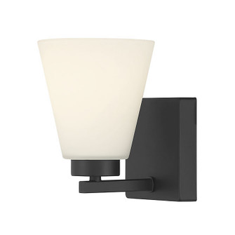 Strayhan One Light Wall Sconce in Matte Black (59|64001WGMB)