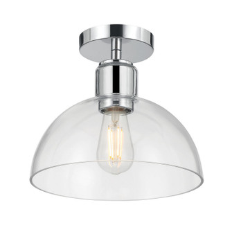 Knightsdale One Light Semi-Flush Mount in Chrome (59|6021CH)