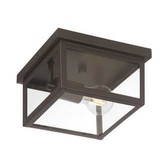Evanton One Light Flush Mount in Powder Coated Bronze (59|4201PBZ)