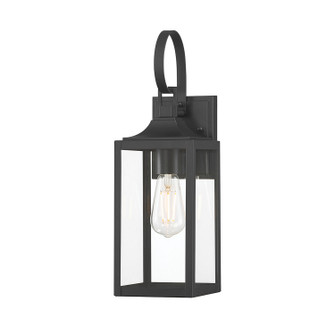Halston One Light Lantern in Powder Coated Black (59|402001PBK)