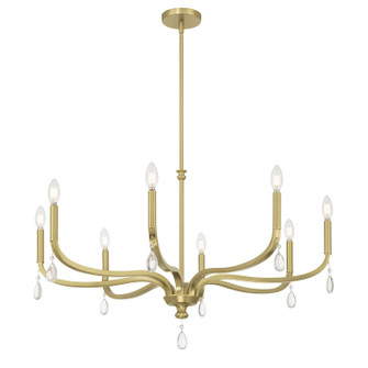 Viremont Eight Light Chandelier in Vintage Brass (59|220108VB)