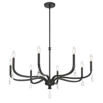 Viremont Eight Light Chandelier in Matte Black (59|220108MB)
