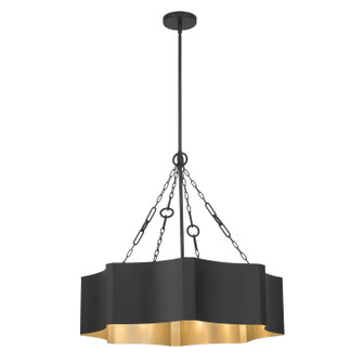 Ottavio Five Light Pendant in Matte Black (59|210205MBVB)