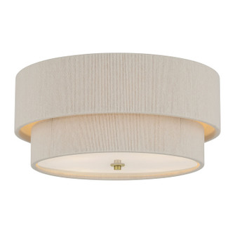 Helbert Four Light Flush Mount in Vintage Brass (59|208104VB)