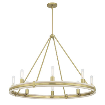 Rovessa Six Light Chandelier in Vintage Brass (59|207108VB)