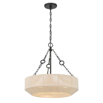 Tresselle Three Light Pendant in Matte Black (59|206103MB)