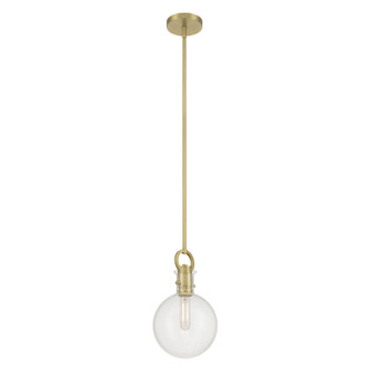 Glanora One Light Mini Pendant in Vintage Brass (59|204101VB)