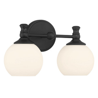 Orlisse Two Light Vanity in Matte Black (59|201102MB)