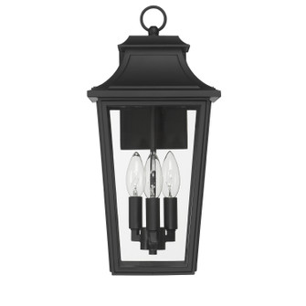 Spring Cove Three Light Outdoor Wall Mount in Matte Black (47|46082)