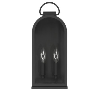 Kendra Bell Two Light Outdoor Wall Mount in Matte Black (47|46059)