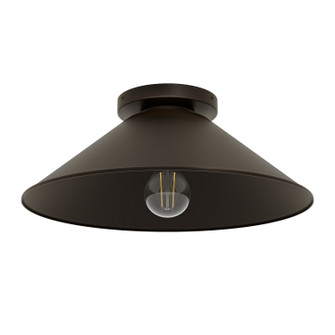 Skyflow One Light Outdoor Flush Mount in Matte Bronze (47|46025)