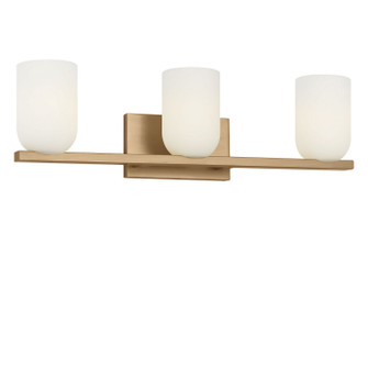 Neblina Three Light Vanity in Satin Brass (1|GLV1973SB)