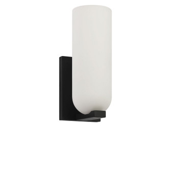 Neblina One Light Vanity in Midnight Black (1|GLV1951MBK)