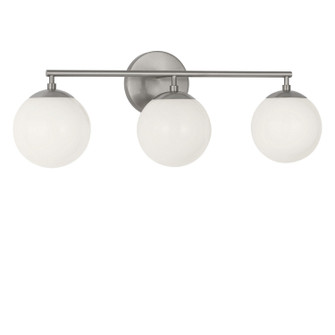 Nube Three Light Vanity in Brushed Nickel (1|GLV1853BN)